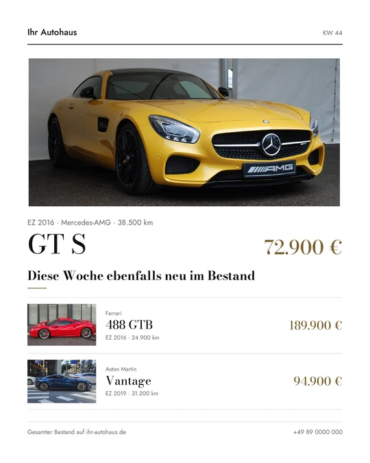 Weekly arrivals template, German edition, headed by calendar week.